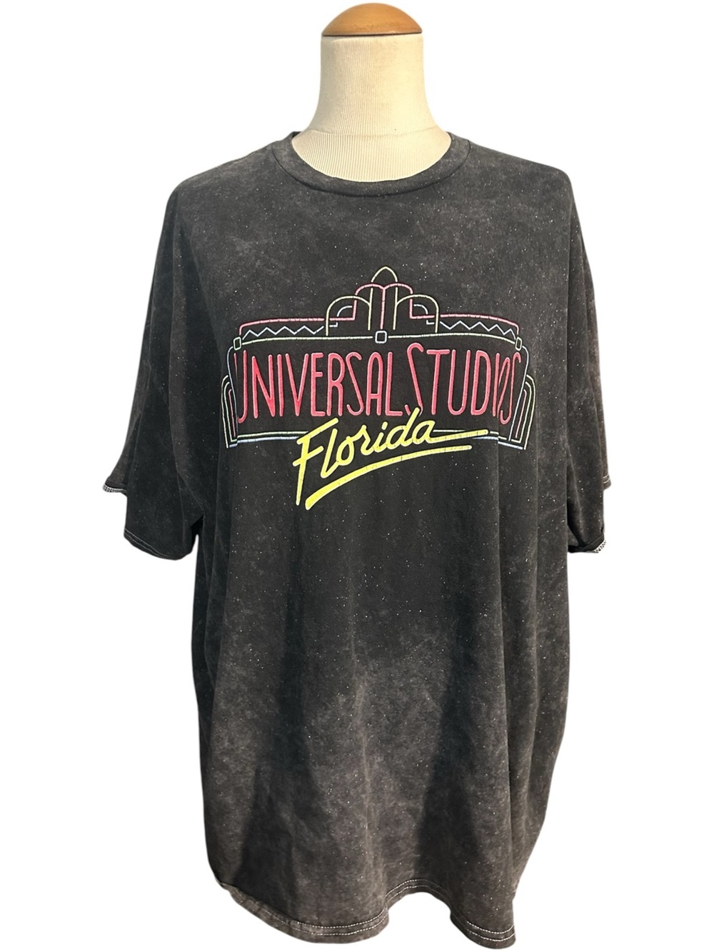 Universal Studios Florida Vintage Logo Tee Gray Unisex Size 2XL